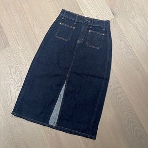 Khaite denim skirt Kerrie in Indigo